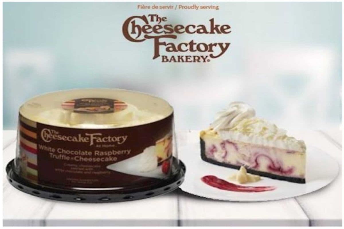 6” Le cheesecake factory bakery framboise truffle / 6" The Cheesecake Factory White Chocolate Raspberry Truffle Cheesecake