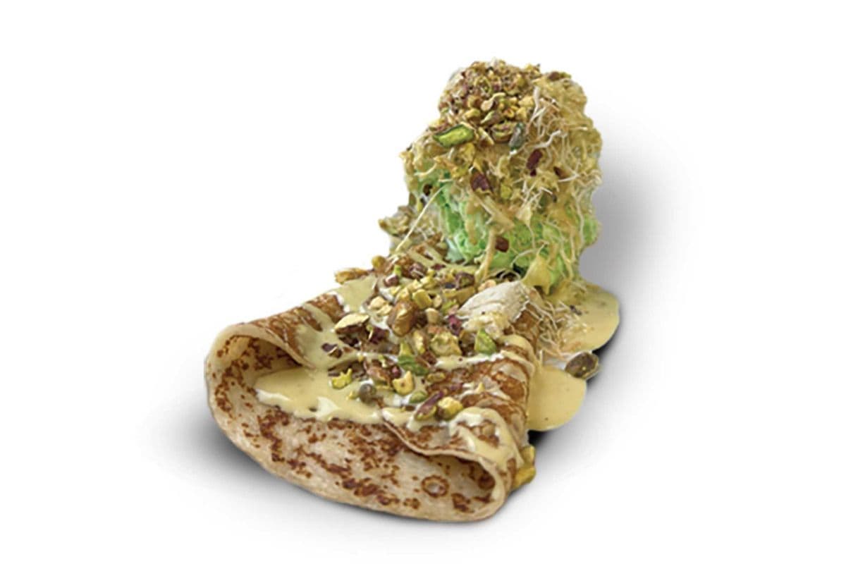 Kunefe Pistache Crêpe // Kunefe Pistachio Crepe