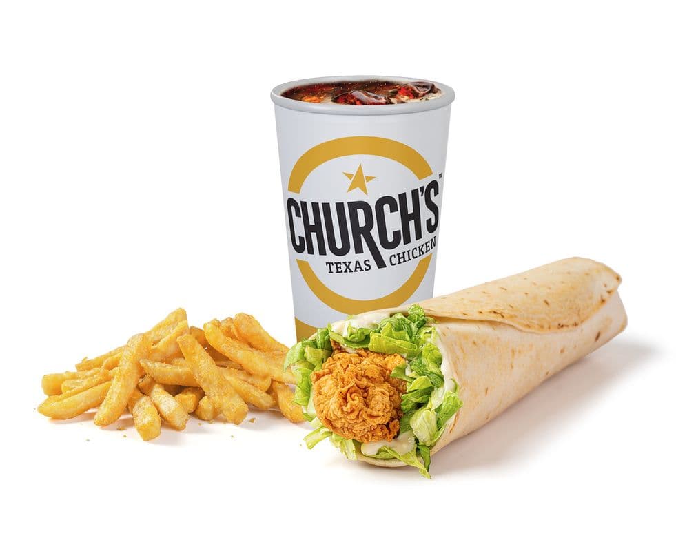 1-Piece Tender Wrap, 1 Regular Side & 1 Regular Drink