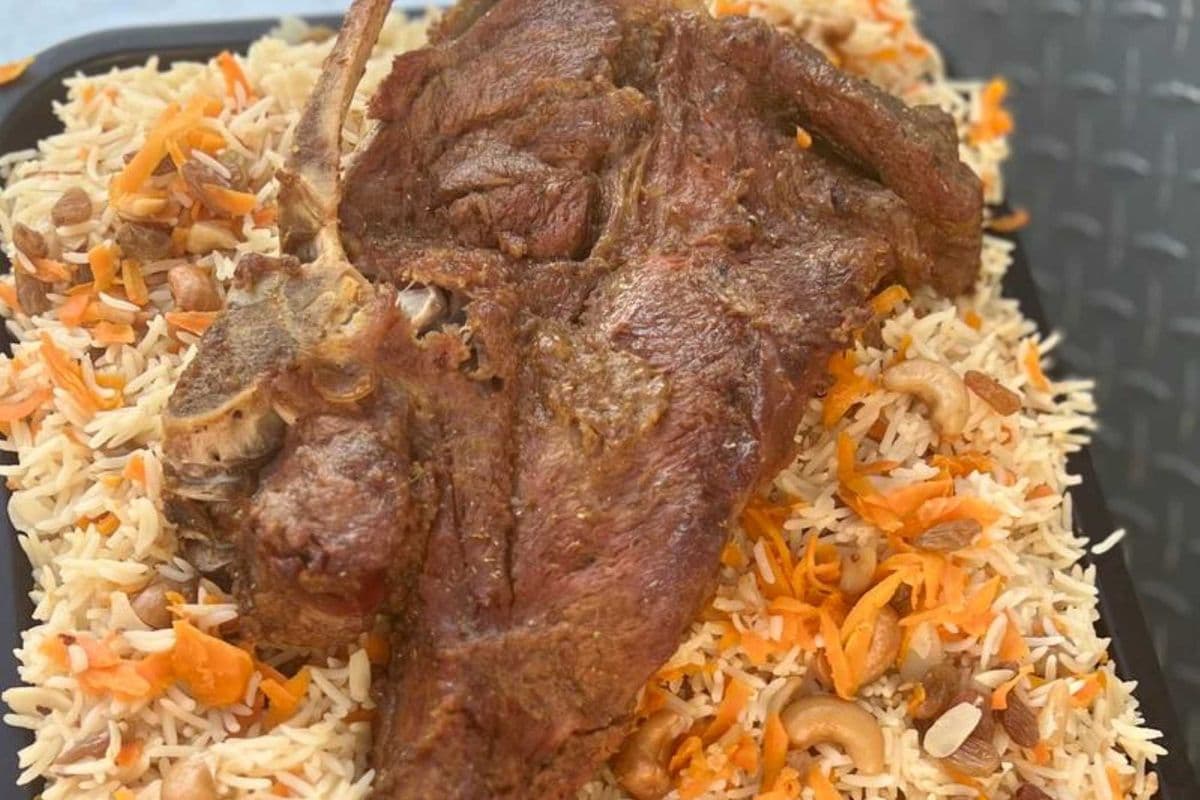 Beef Shank over rice (4 pound serves 4 )