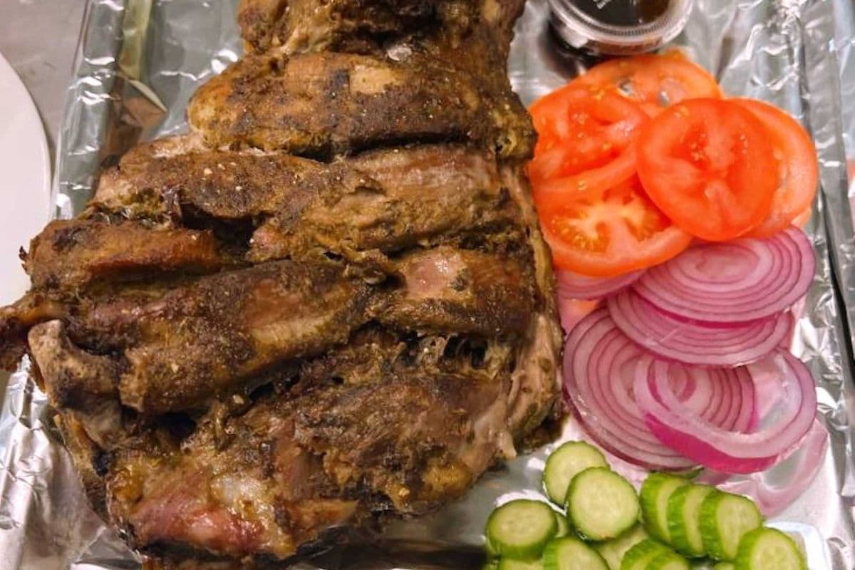 Steam Roasted Lamb Leg (5 pound)
