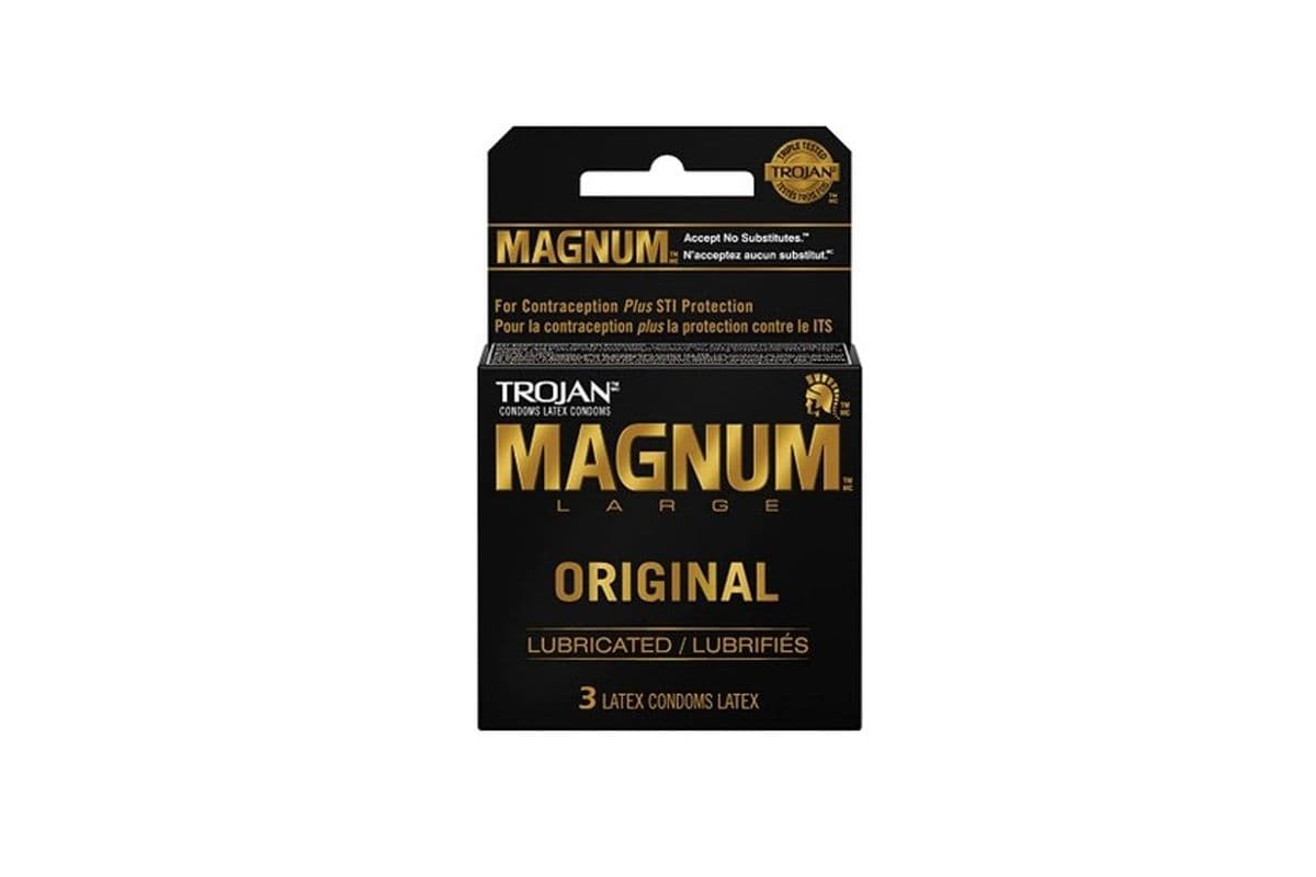 Trojan Magnum Large Original Lubricated Latex Condoms