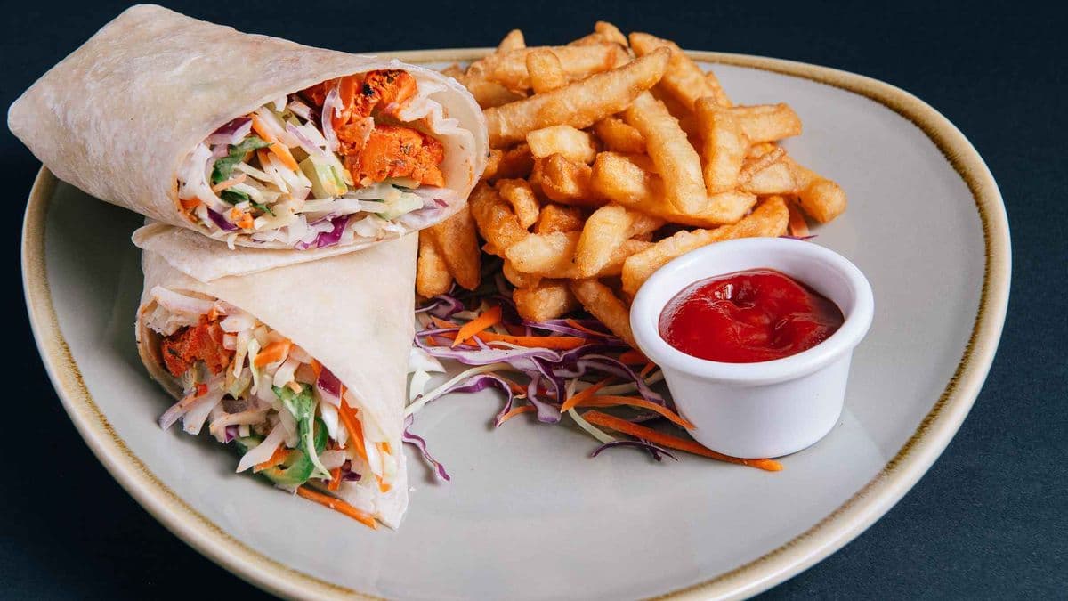 Butter Chicken Wrap