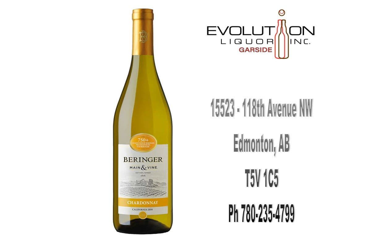 Beringer Main & Vine Chardonnay 750G (1 x 750ml Glass Bottle)