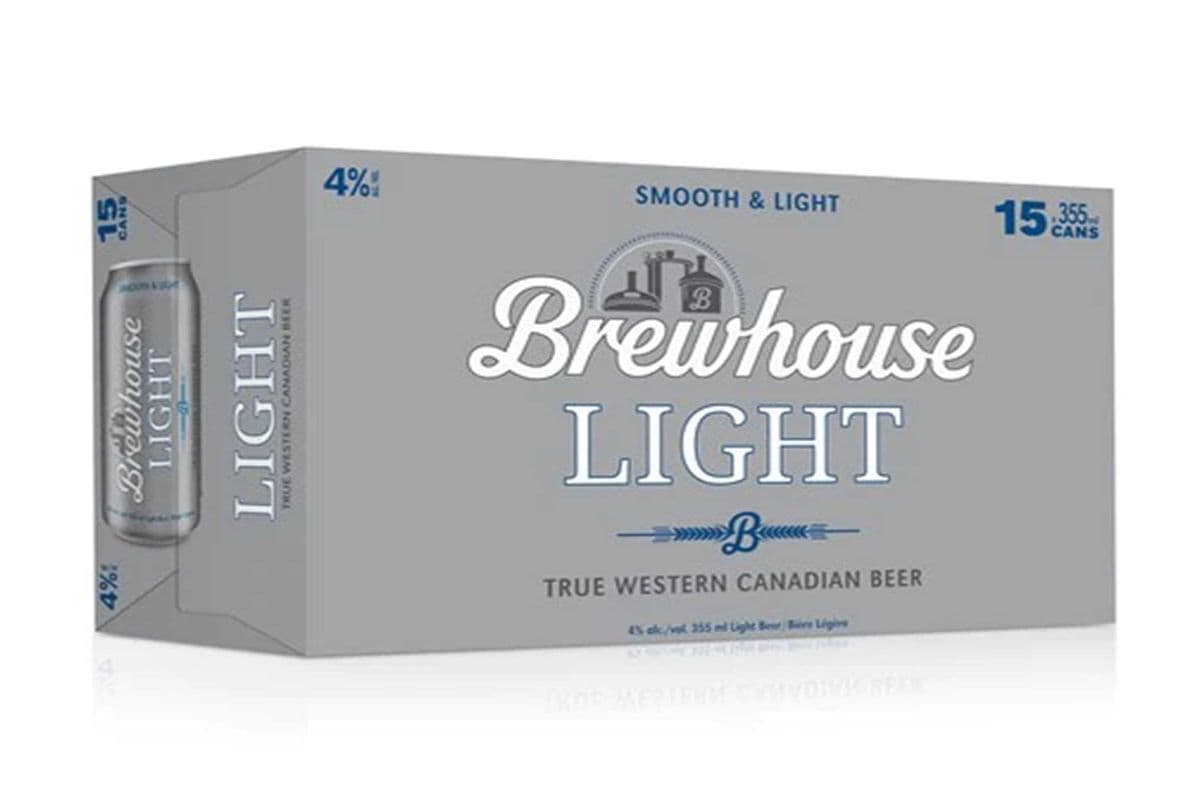 Brewhouse Light BEER 15 CANS (15 x 355ml)