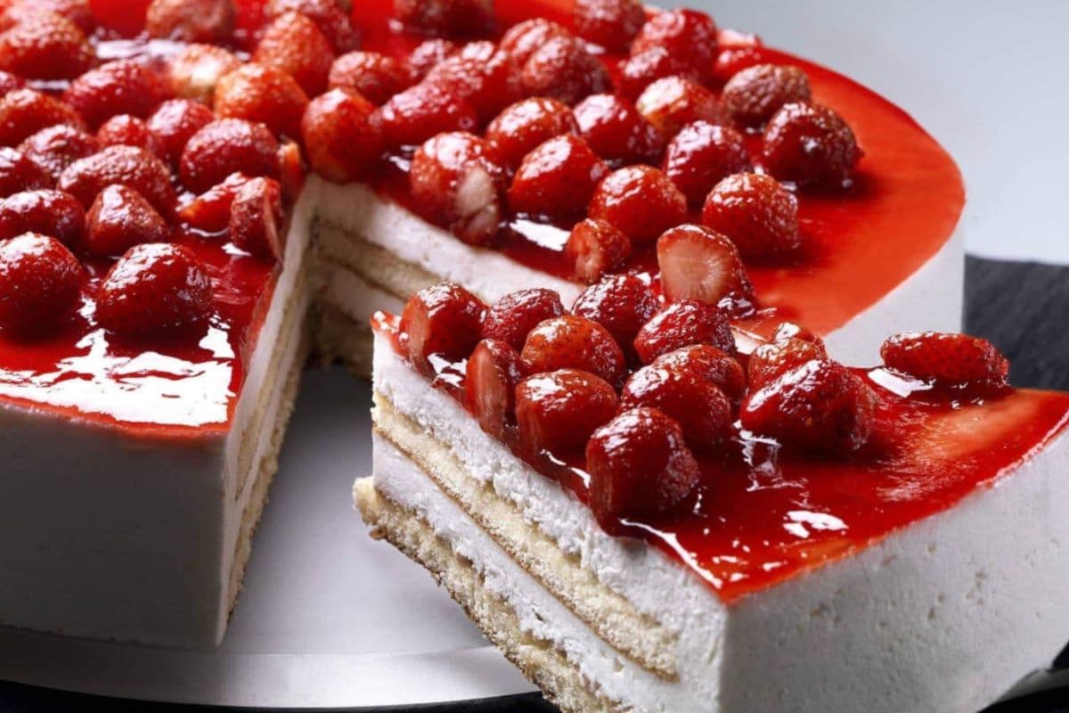Monterosa Alle Fragole cheesecake