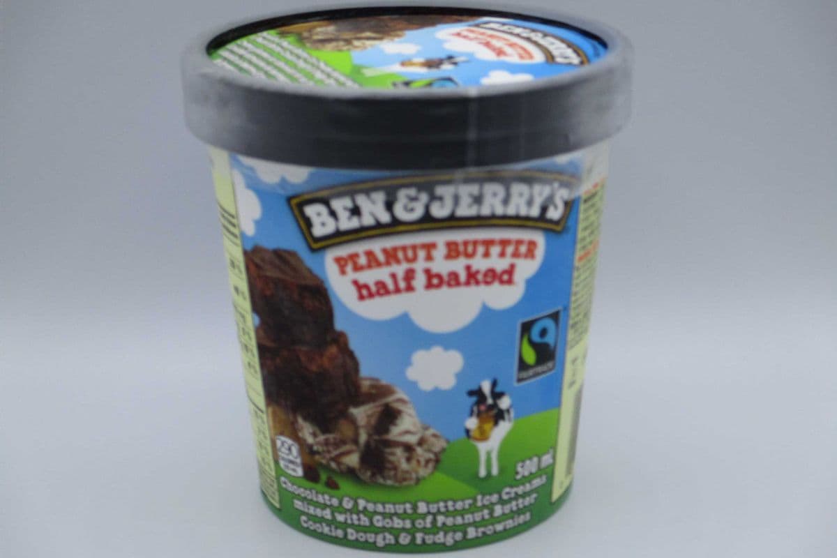 Ben & Jerry's - Peanut Butter Half Baked (473 ml Tub)