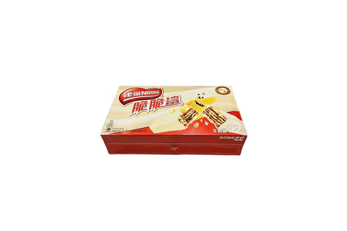 Nestle Chocolate Wafer Milk Flavor(32pcs/BOX)(雀巢 脆脆鲨 牛奶味)