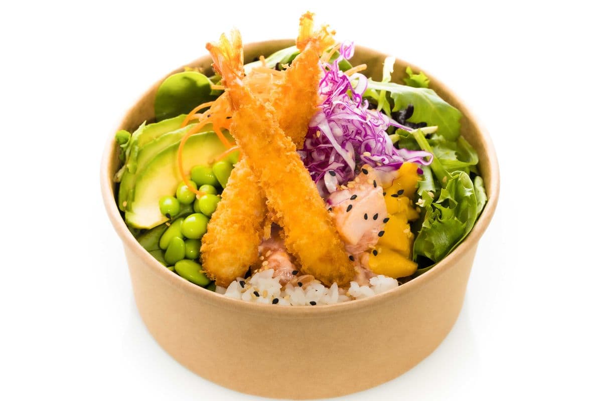 Poké Bol Saumon et Crevette / Salmon and Shrimp Poké Bowl