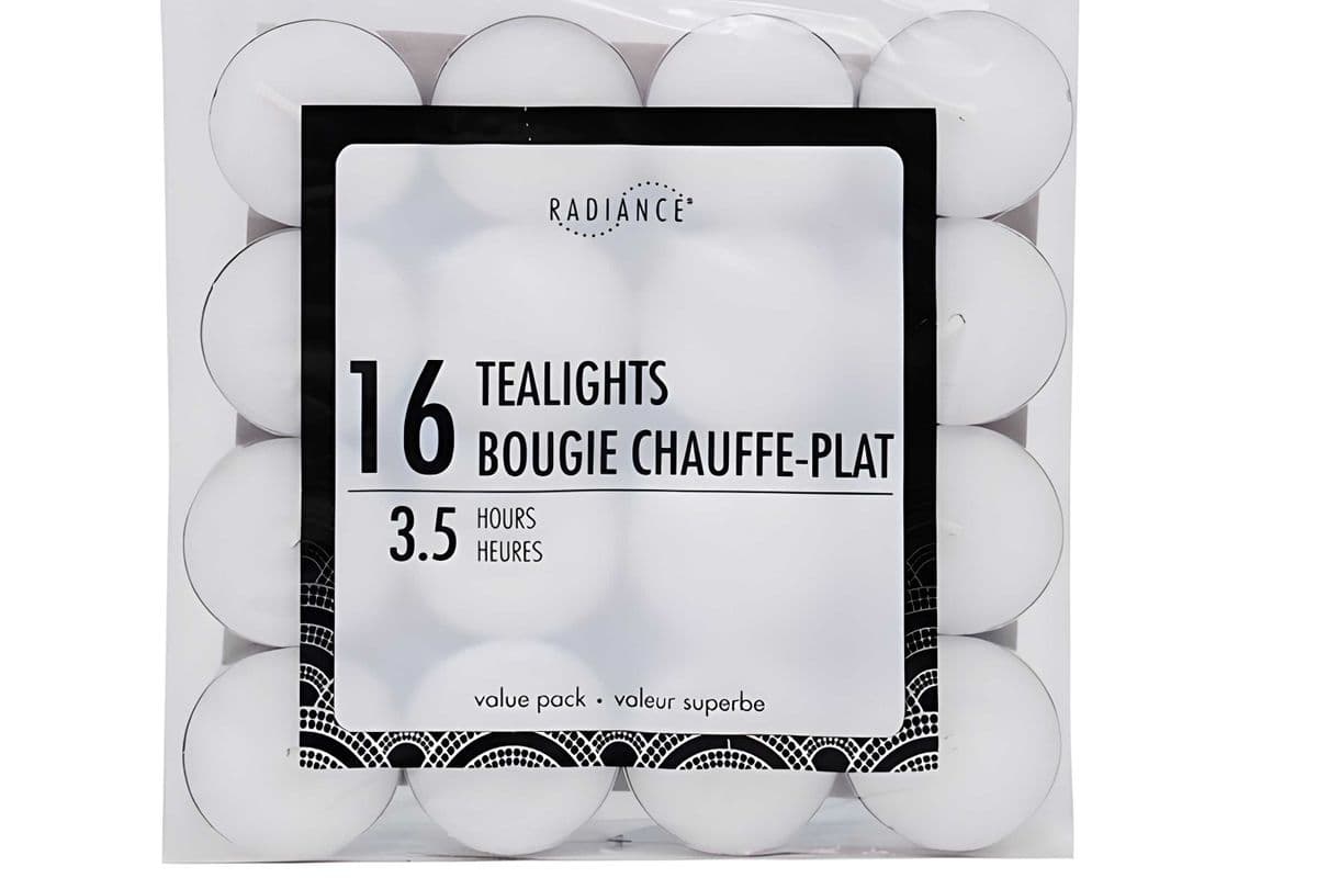Tealight Radiance White 16pk, CTG CA35480-8