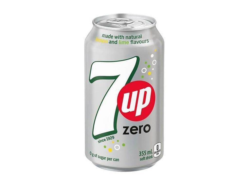 7Up Zero Sugar Drink 355ml Lemon Lime