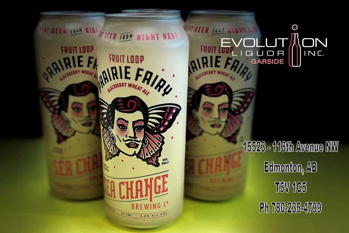 Sea Change Prairie Fairy Blackberry Wheat Ale C473-04 (4 x 473ml Can)