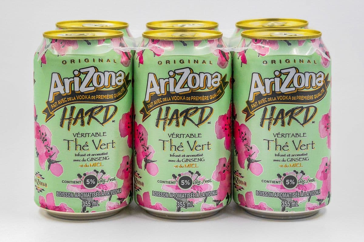 Arizona Hard Iced Tea Green Tea (6 x 355 ml)