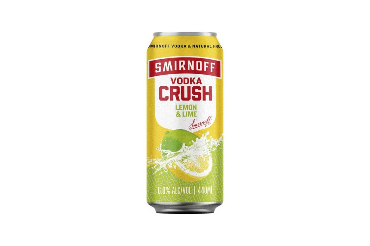 Smirnoff Crush Lemon & Lime (6 x 355ml)