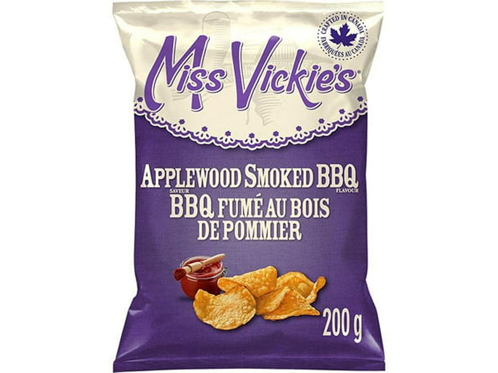 Miss Vickies Applewood Smoked BBQ Kettle Cooked Chips (200g)