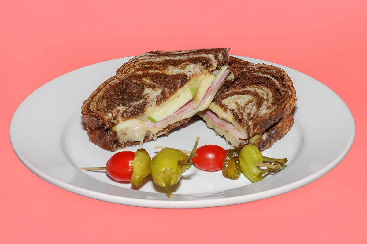 Ham, Apple, and Havarti Cheese Sandwich