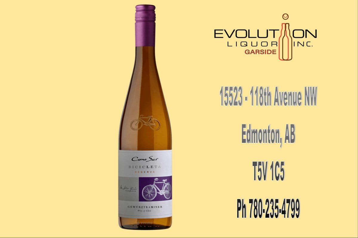 Cono Sur Bicicleta Gewurztraminer 2017 (1 x 750ml Glass Bottle)