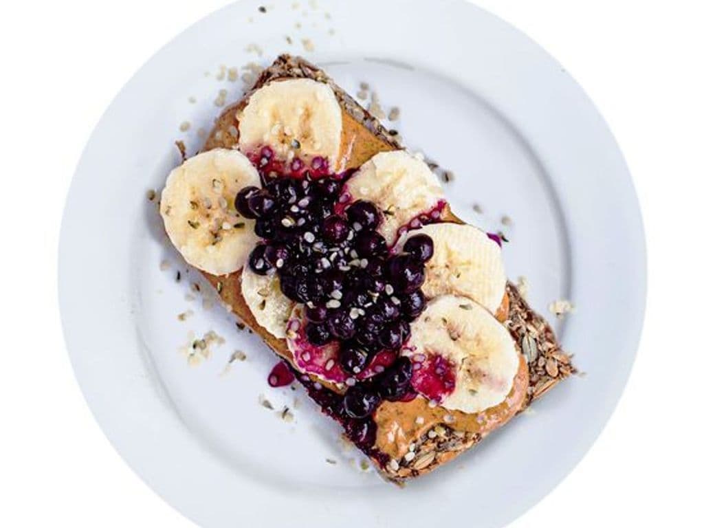 Almond Banana Toast
