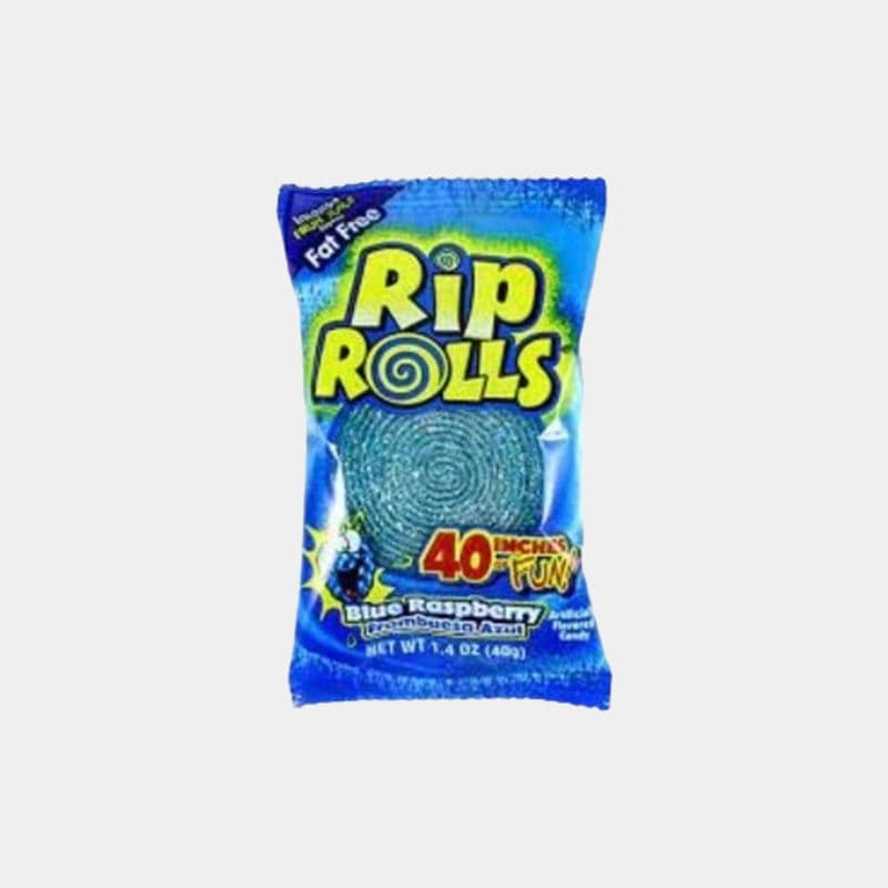 Blue Raspberry Rips Rolls - USA (1.4oz)
