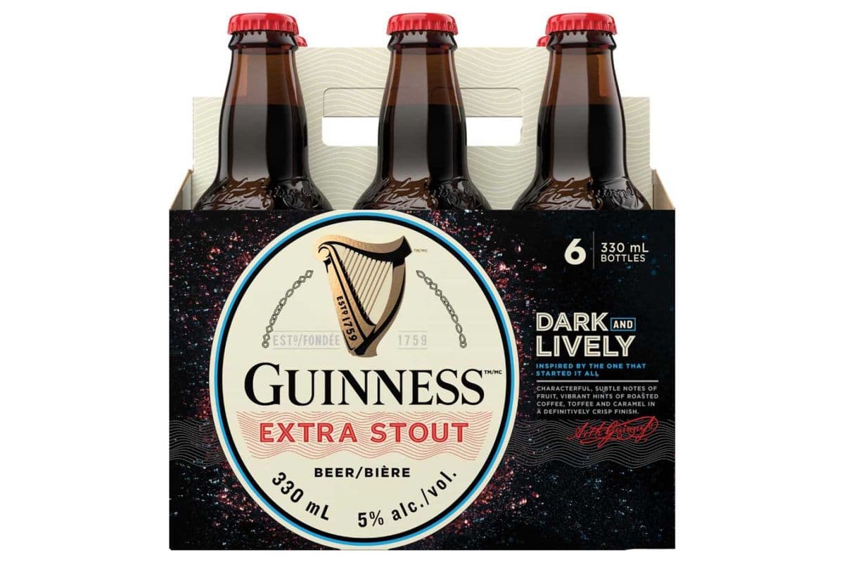 Guinness Extra Stout (6 bottles) Ireland (6 x 330 mL)