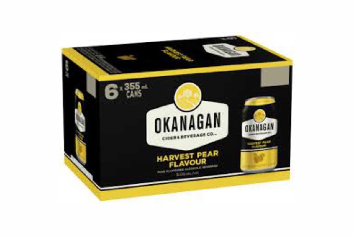 Okanagan Apple Cider Harvest Pear (6 Pack) (1 x 355ml)