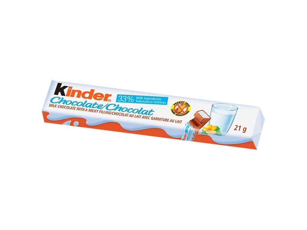 Kinder Chocolat Cream Filled Milk Chocolate Bar