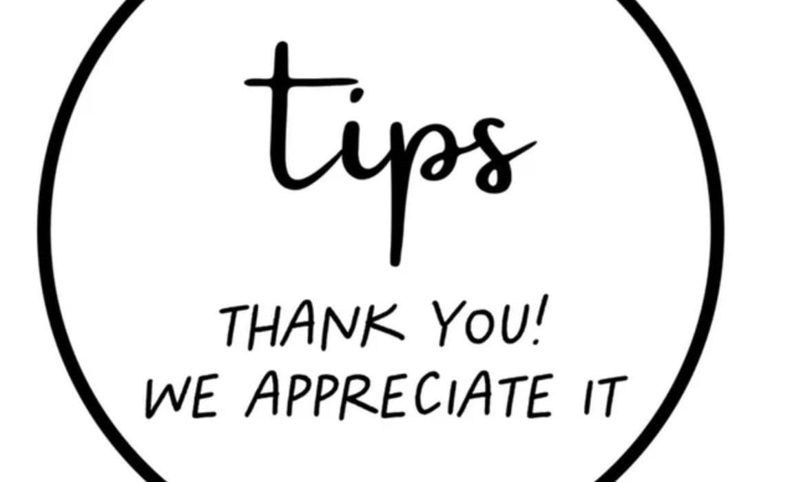 Tip $10 - Thank you for making amazing food and staying open this late!
