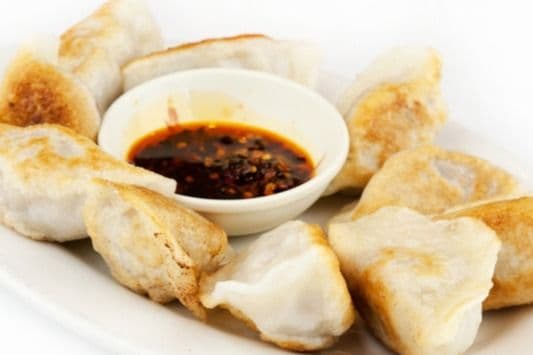 Dumplings à la Sauce au Arachides / Dumplings with Peanut Sauce 抄手