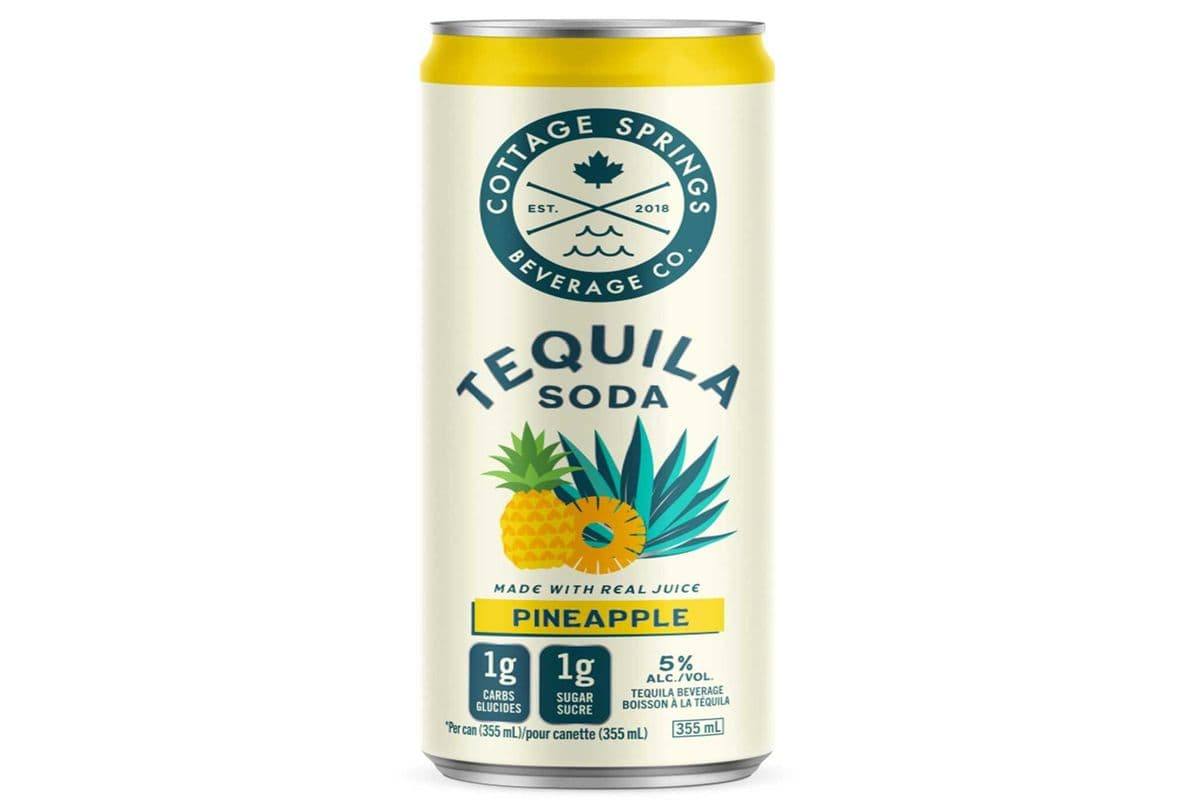 COTTEGE SPRING TEQUILA SODA PINEAPPLE 6 CANS (6 x 355ML)