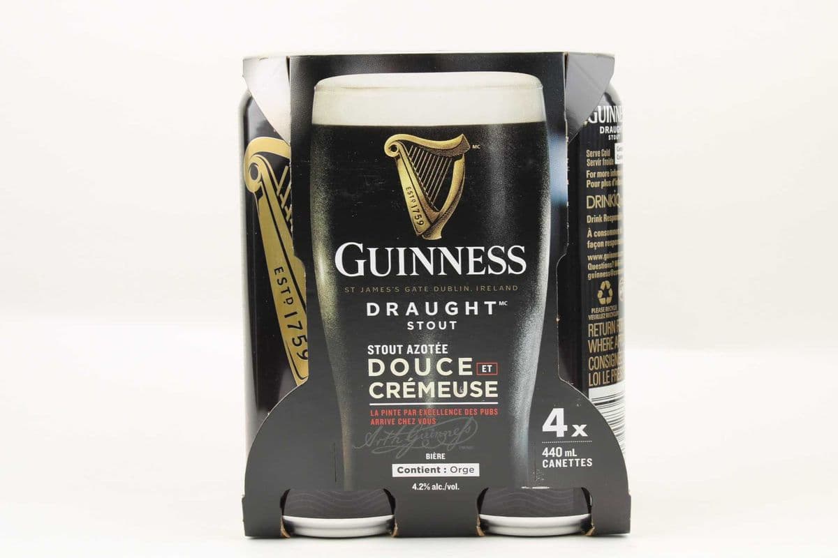 Guinness Draught 4pk (1 x 4x 440 ml)