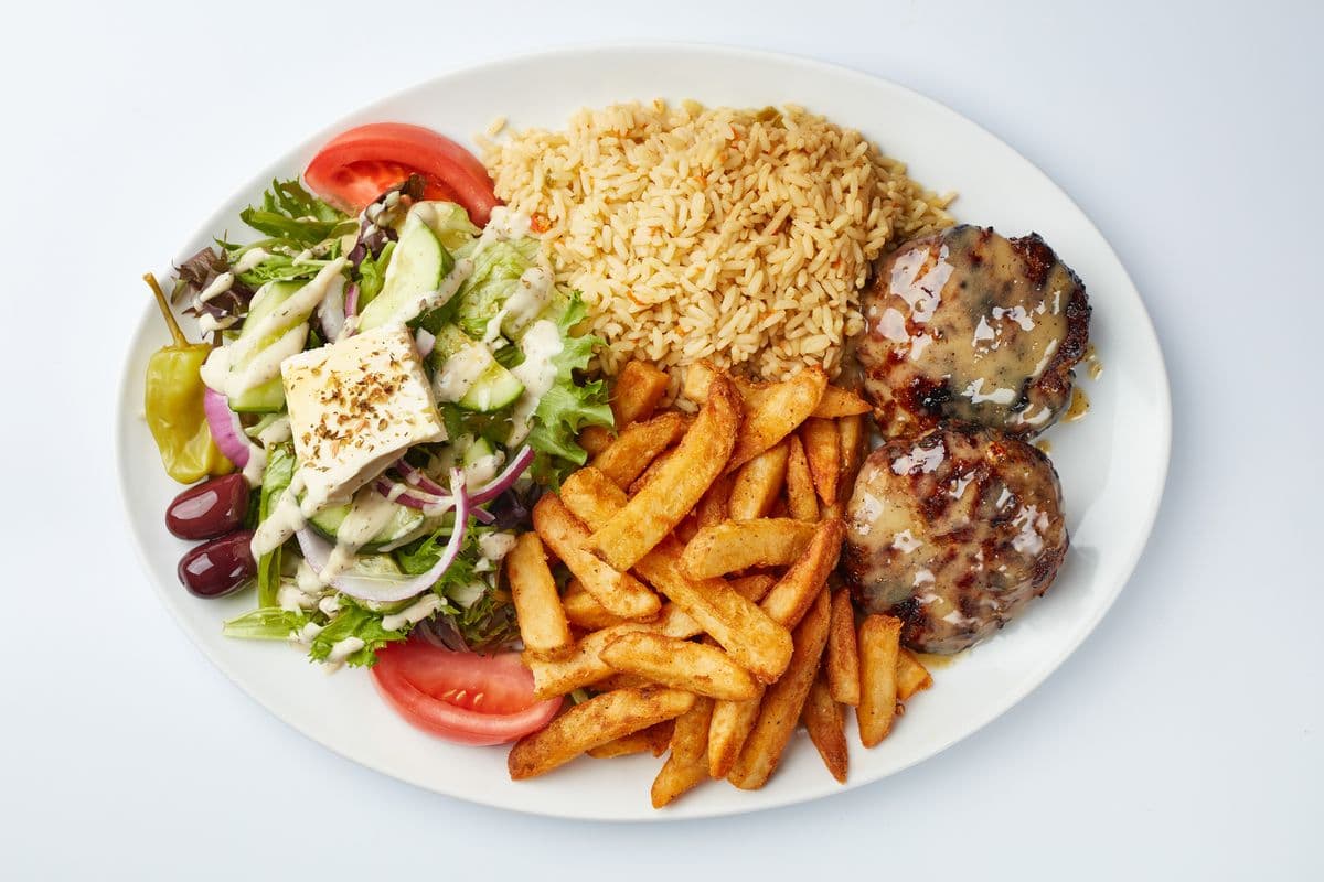 Bifteki à deux boulettes / Two Patty Bifteki