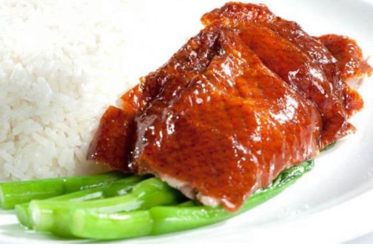 Roasted Duck with Rice - 皮酥燒鴨飯