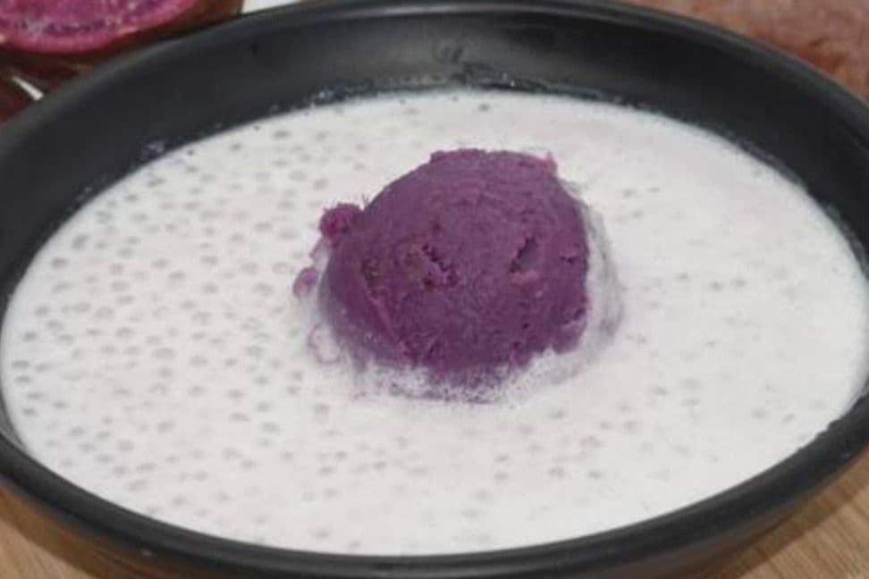 J8. Ube Sago in Coconut Milk 紫薯西米露