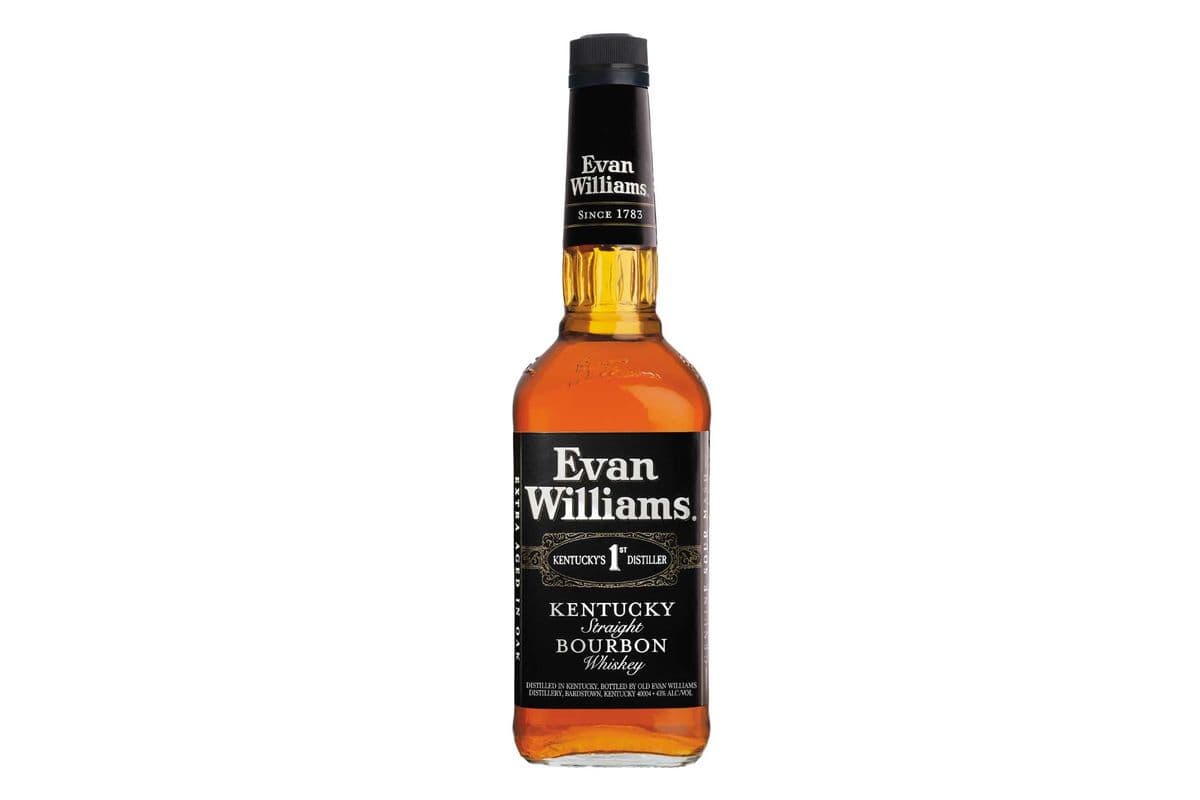Evan Williams Black Label Bourbon Whiskey (1 x 750ml)