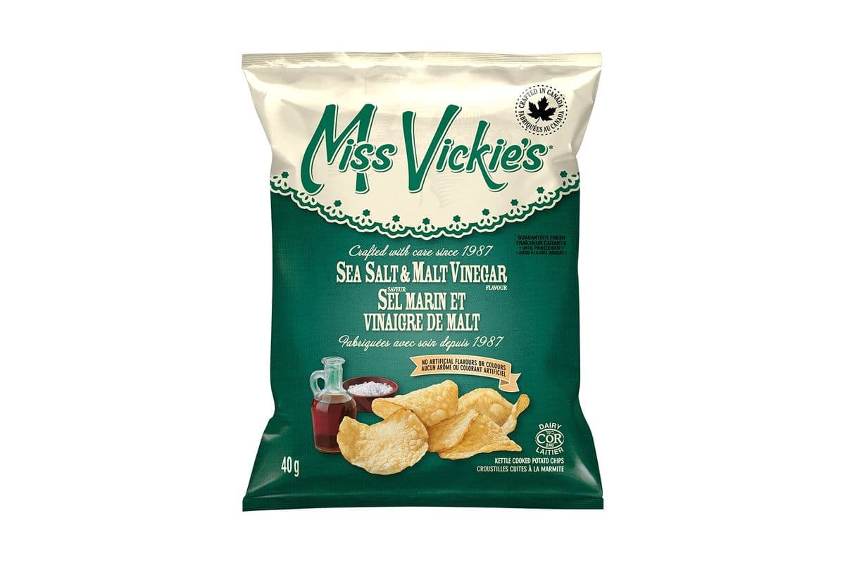 Miss Vickie's® Sel marin et vinaigre de malt (côté)