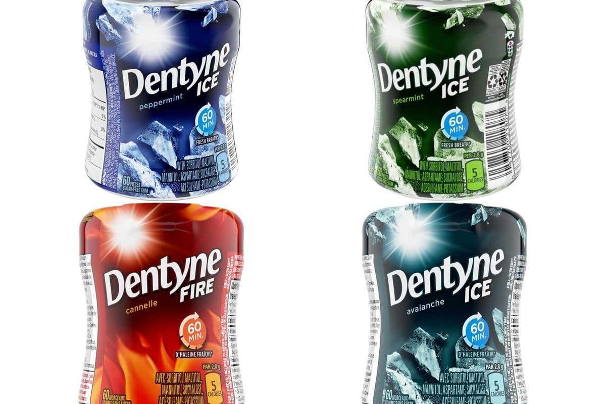 Dentyne 60 pieces/ morceaux