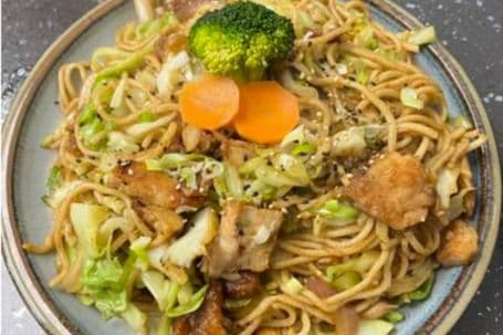 House Spicy Beef Yaki soba