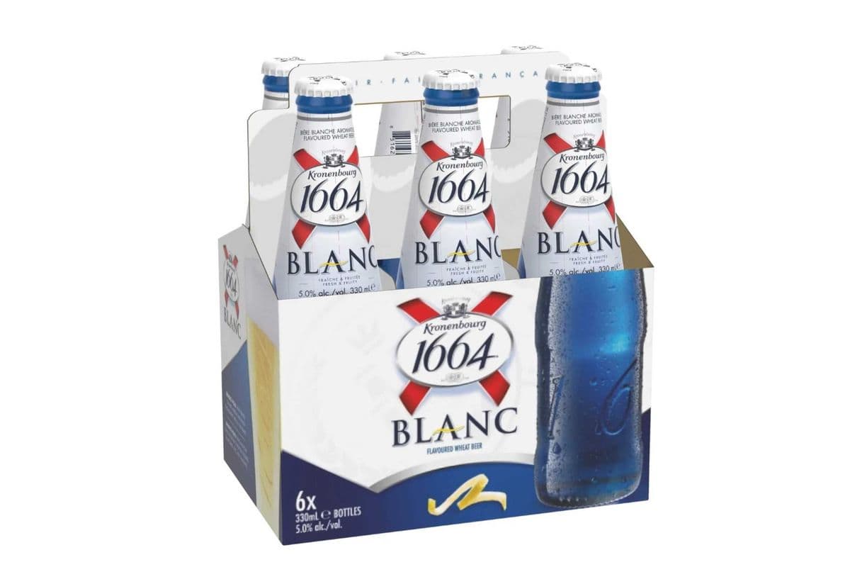 KRONENBOURG 1664 BLANC 6 BOTTLES (330ML) (1 x 330ML)