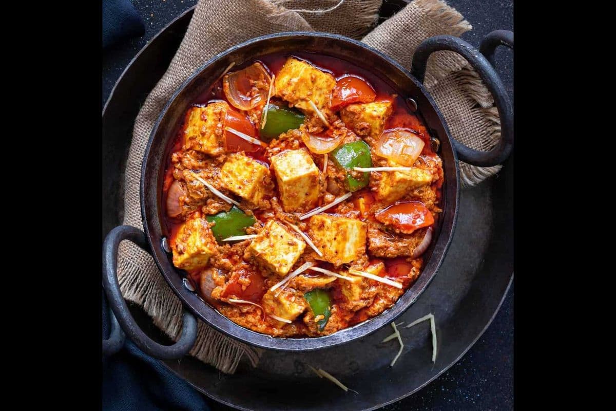 Vegan Kadhai Tofu