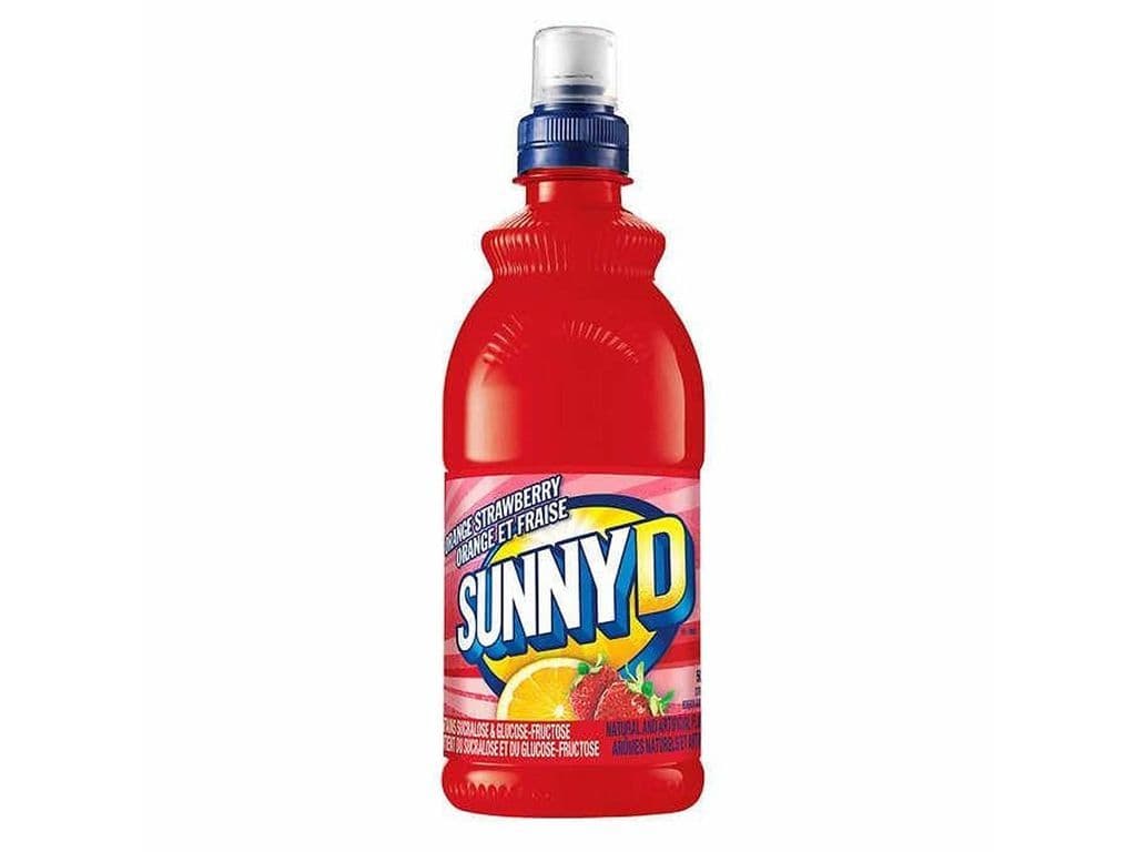 Sunny D Orange Strawberry Citrus Fruit Punch Juice 500ml Drink