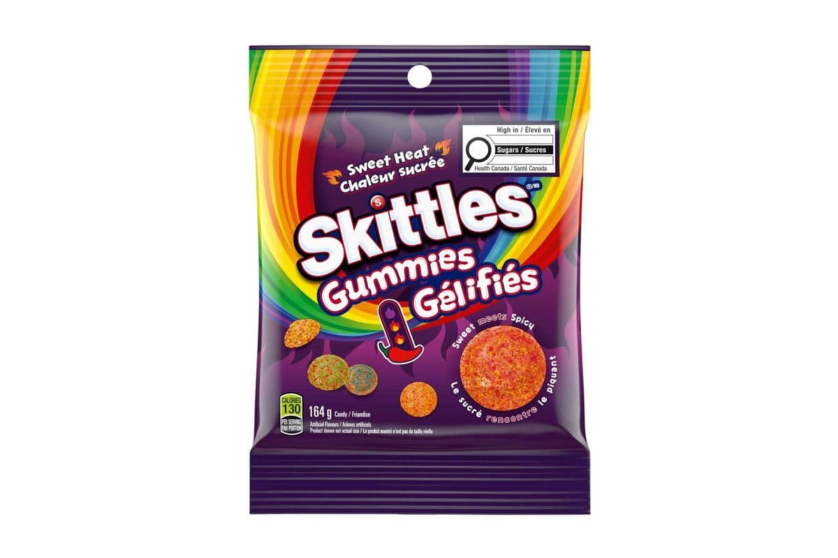 Skittles Gummies Sweet & Heat (164g)
