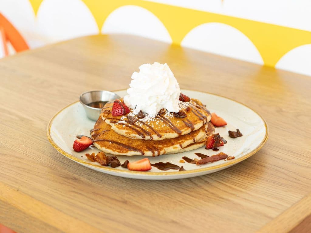 Bacon & Chocolate Chip Pancakes