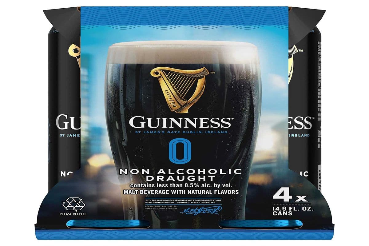 GUINNESS NON ALCOHOLIC DRAUGHT 4 CANS (4 x 440 ml)