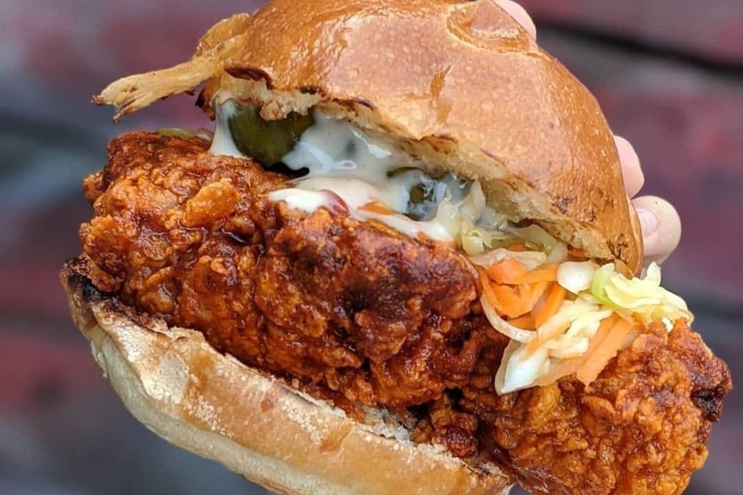 Szechuan x Nashville Hot Chicken Sandwich