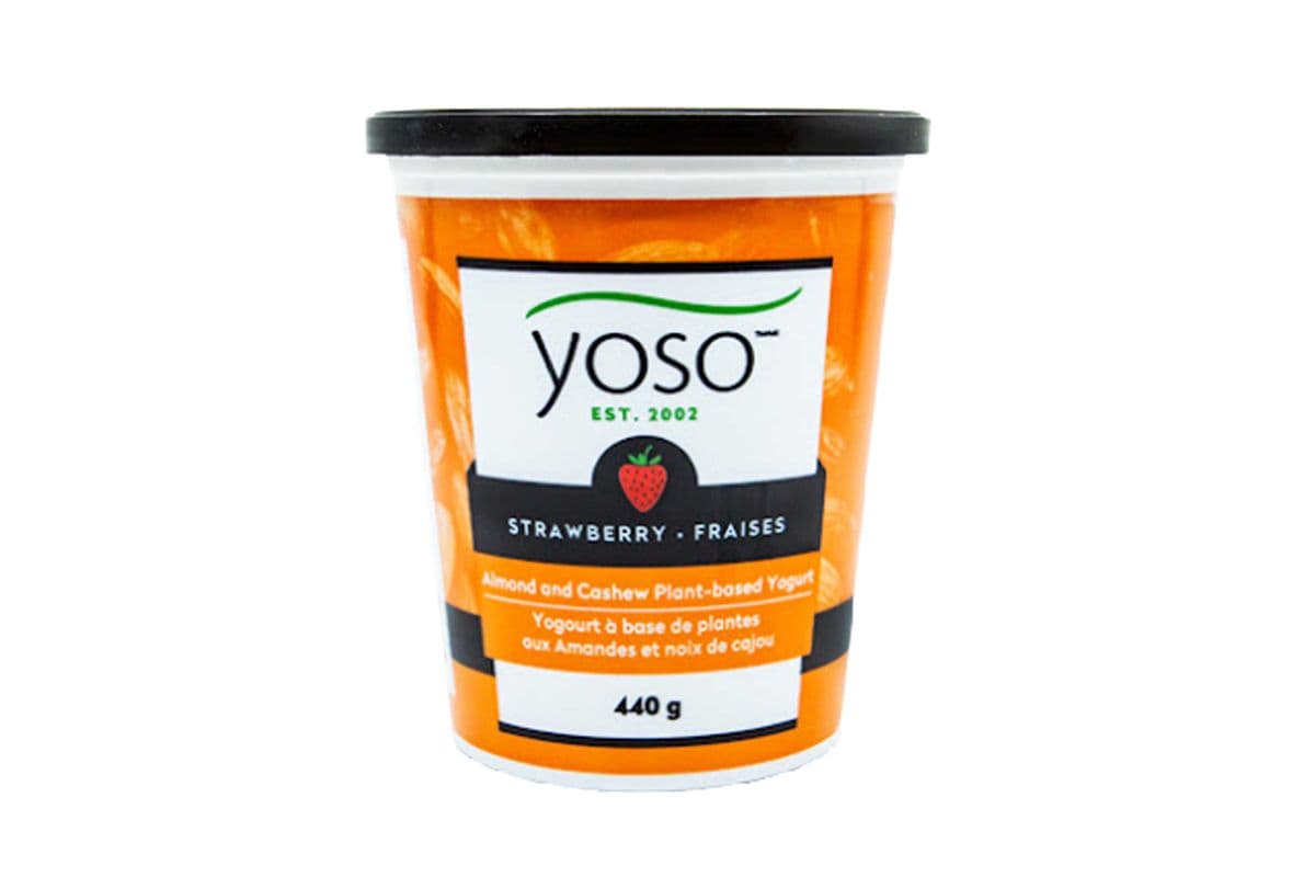 Yoso strawberry yogurt alternative / alternative de yogurt fraise