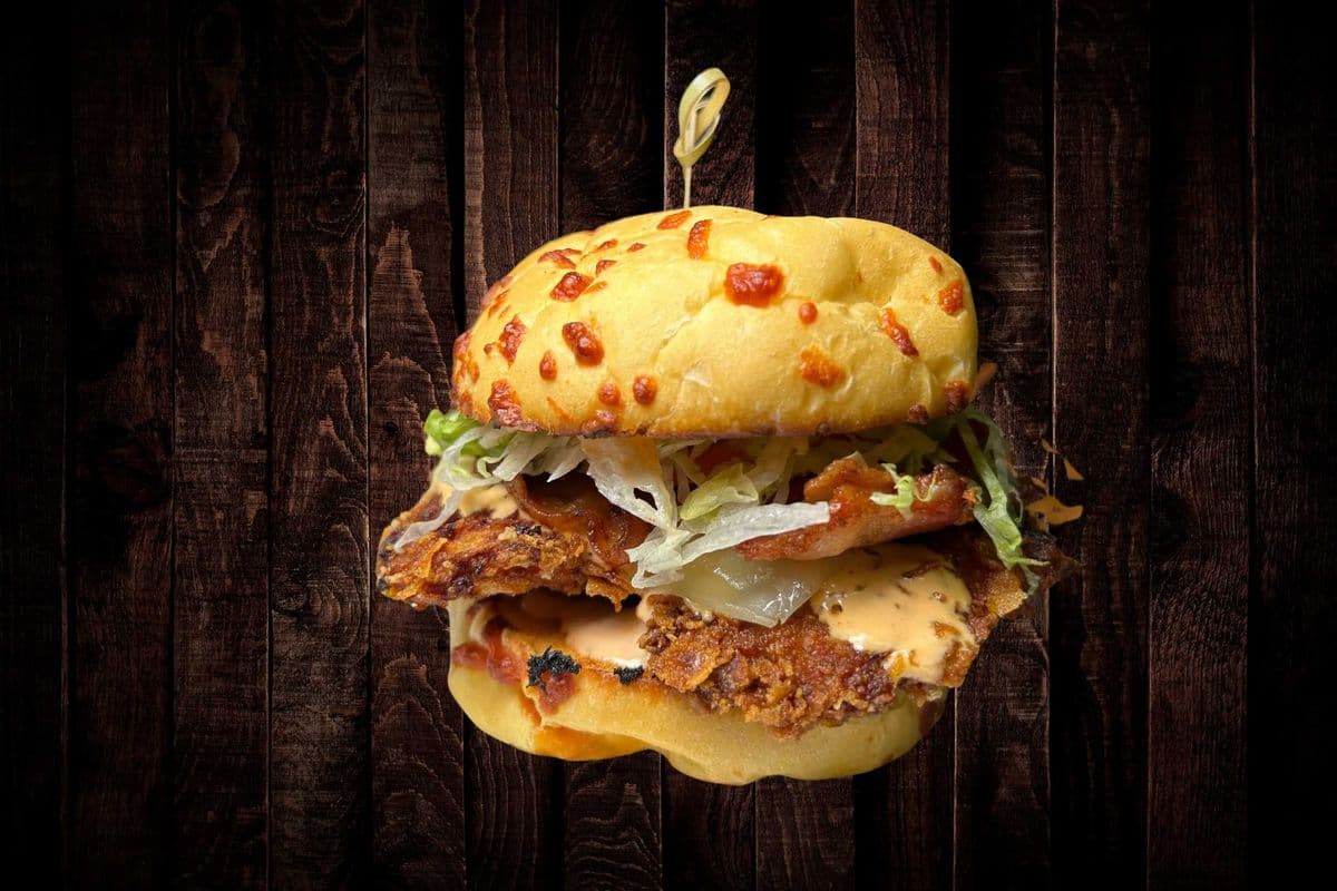 Buffalo Ranch Chicken Burger