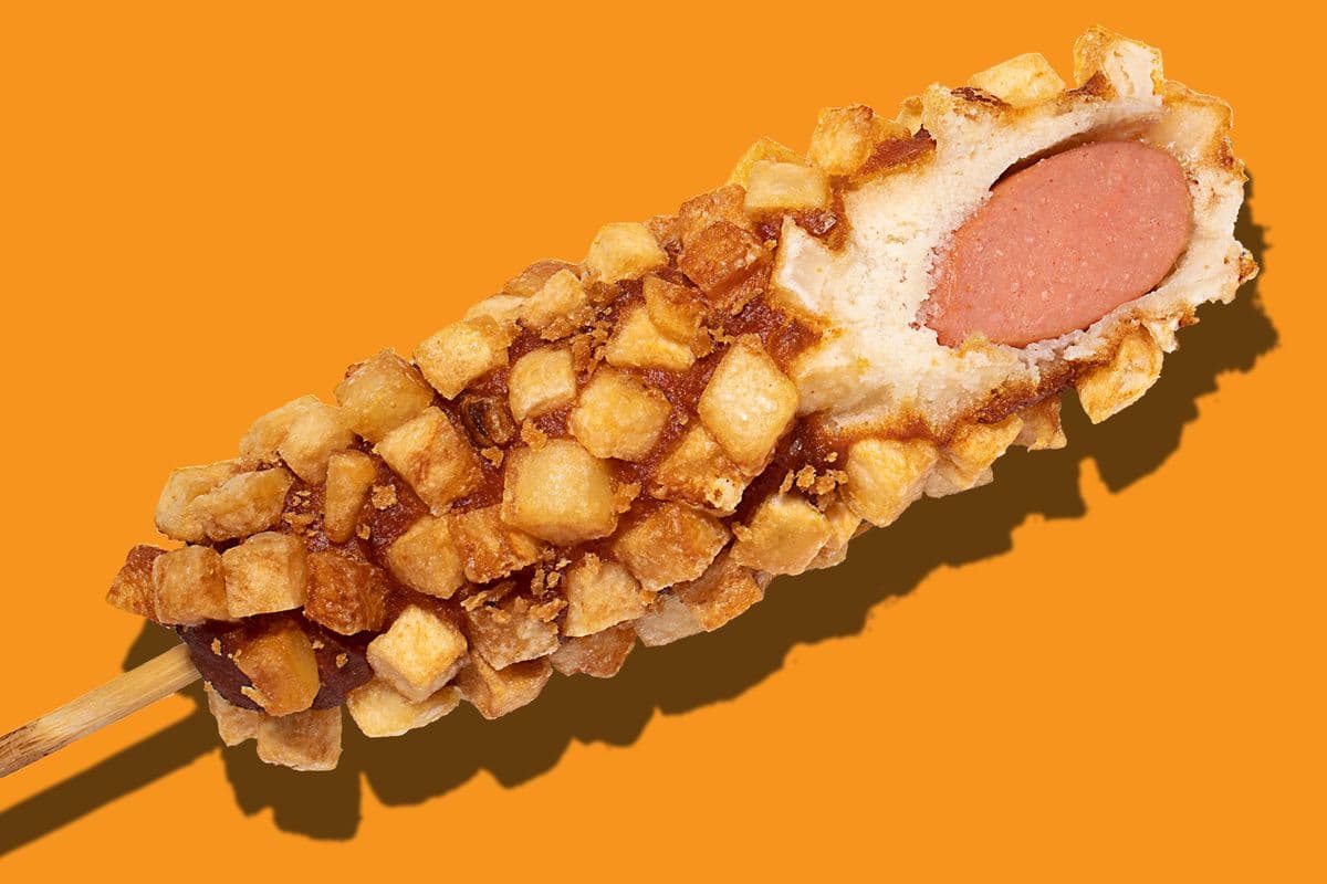 2. Hot dog Gamsung aux patates / Gamsung Hot Dog with Potatoes