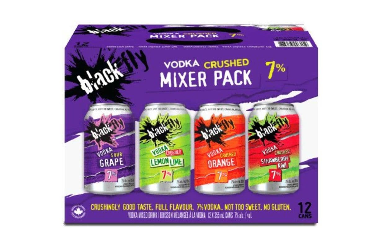 Black Fly Vodka Crushed Purple Mixer (12 x 355 ml)