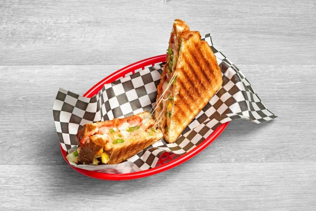 Veg Grilled Cheese Sandwich