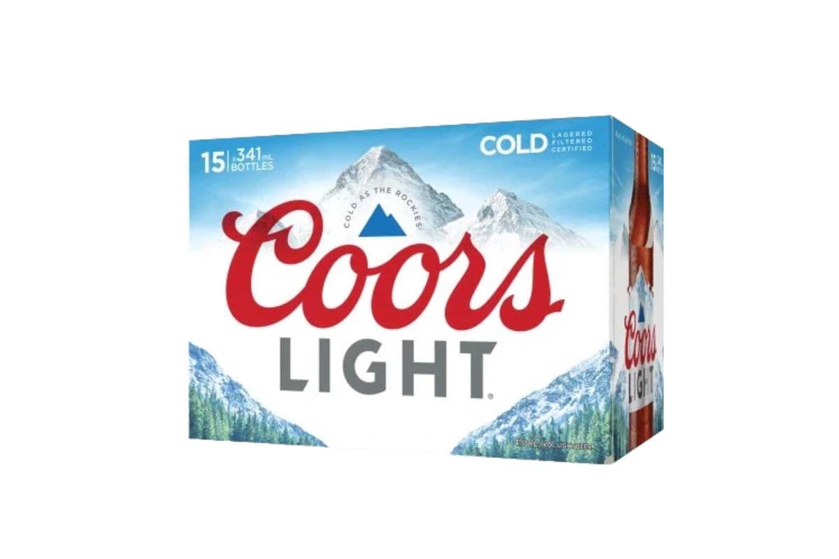 Coors Light (15 x 341 ml Bottles)